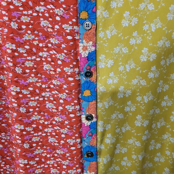 Colorful Floral Long Sleeve Dress - Picture 6 of 13